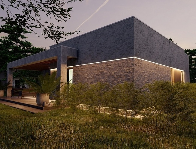 Строительство домов в стиле хай тек в Ижевске. Строительная компания Villa Estet 